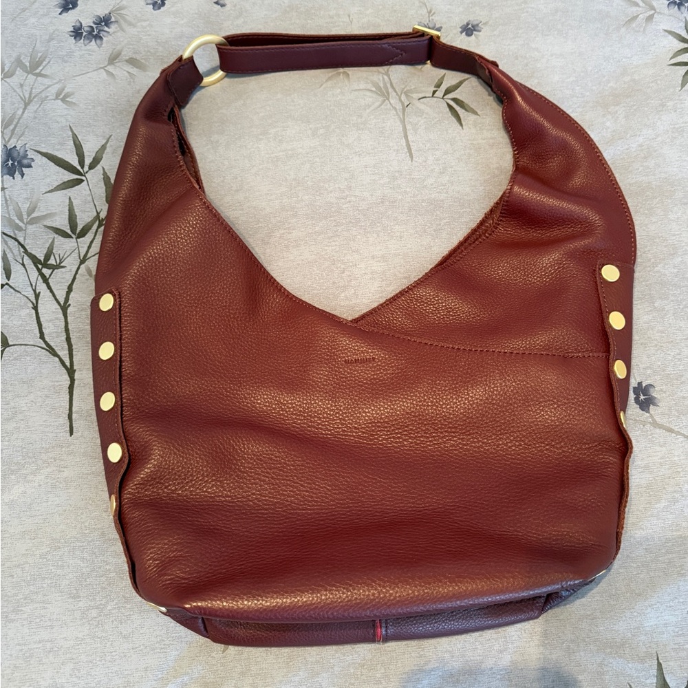 Hammitt Tom Large Bag in Cherrywood with Gold